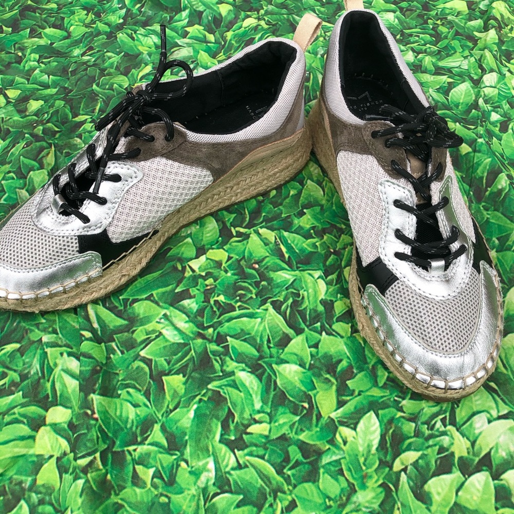 Marc Fisher Womens Janette Size 7.5 Espadrille Fashion Casual Sneakers